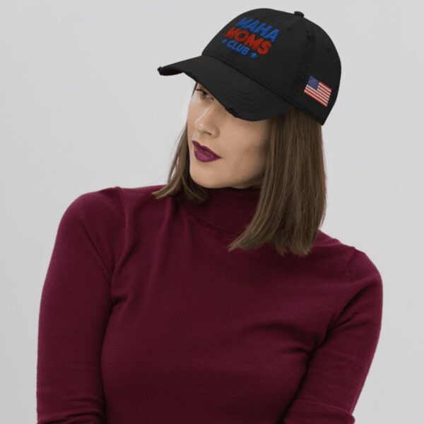 MAHA Moms Club Distressed Dad Hat